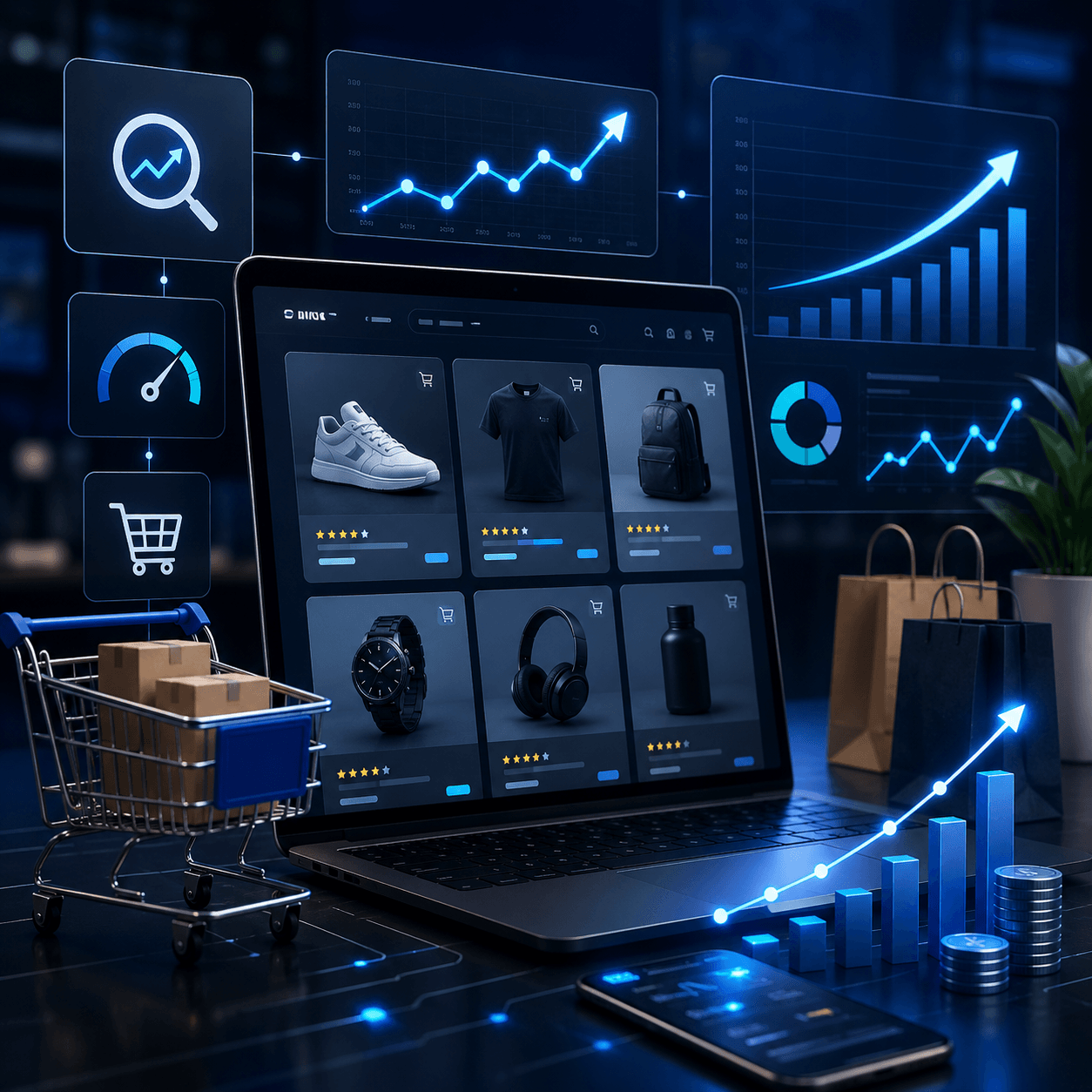 SEO Shopify y WooCommerce